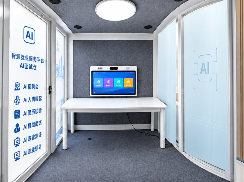 AI 面试仓建设方案内部空间图
